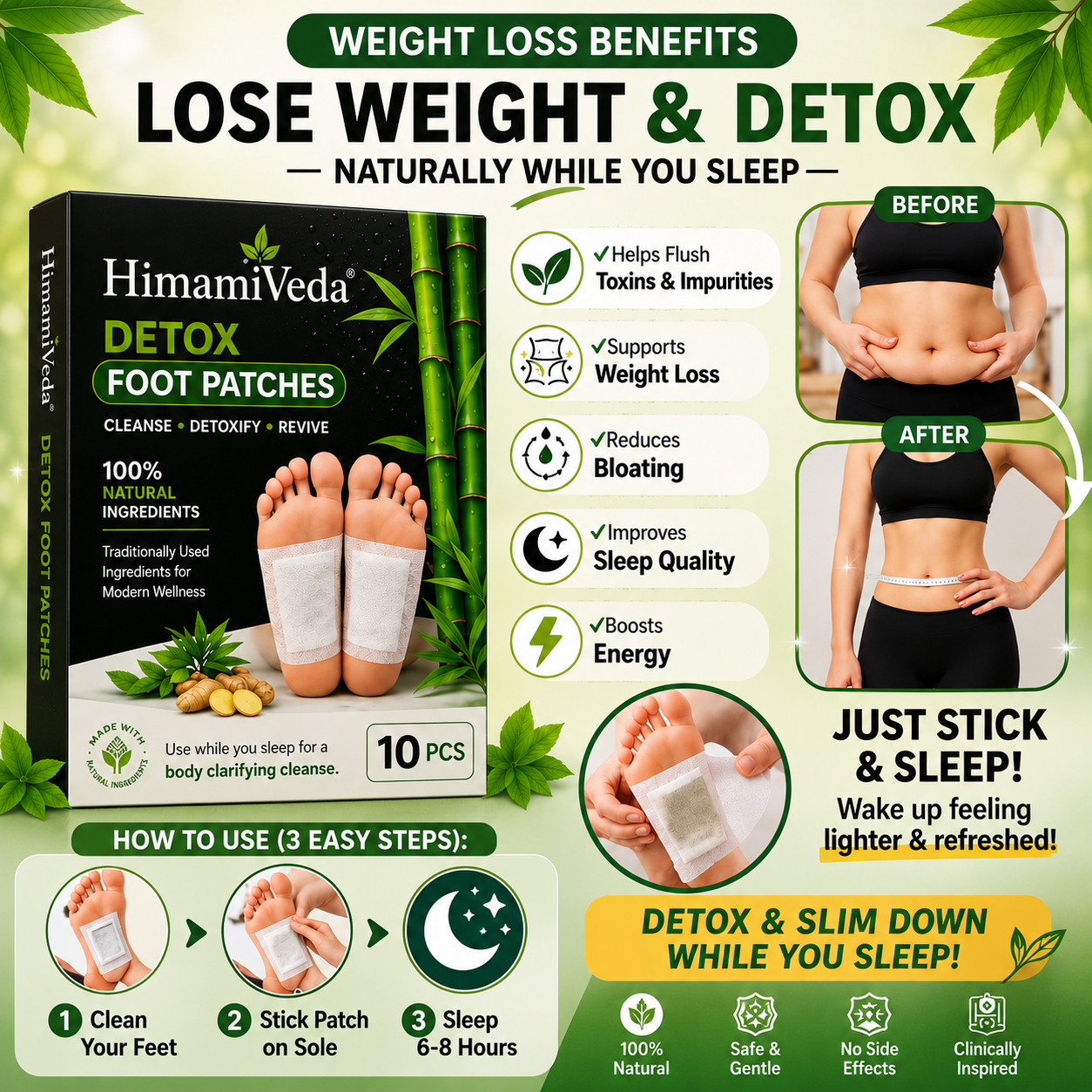 Overnight Wellness Foot Patch™ (Rs100 Off on Prepaid Order)